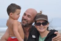 Kevin Gage & Shannon Perris-Knight with their son Ryder - Nov 2009