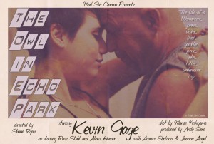 poster concept for The Owl in Echo Park